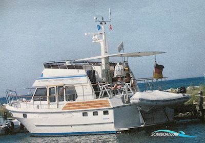 AMS Marine Trawler Yacht 420 Flushdeck Fast Line Motorbåt 1995, med Capterpillar 3208T motor, Tyskland