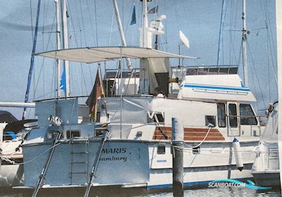 AMS Marine Trawler Yacht 420 Flushdeck Fast Line Motorbåt 1995, med Capterpillar 3208T motor, Tyskland