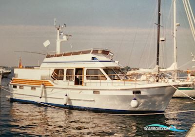 Ams Marine Trawler Yacht 420 Flushdeck Fast Line Motorbåt 1995, med Capterpillar 3208T motor, Tyskland