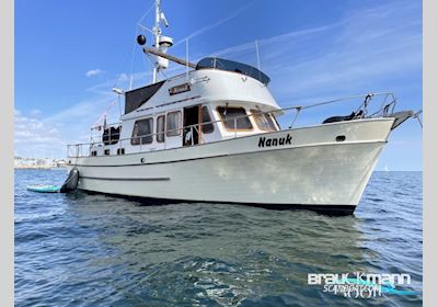 Ams Marine Yachten Ams Trawler 40 Klassik Motorbåt 1979, med Ford motor, Tyskland