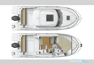 Beneteau Antares 8 AB Motorbåt 2021, med Suzuki DF 250 Apx motor, Tyskland