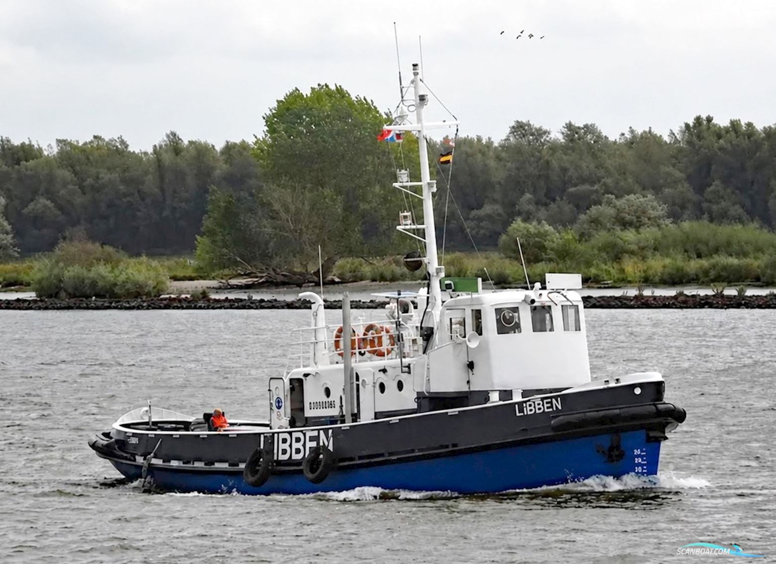 Bugsier Sleper 21.20 Motorbåt 1961, med Mercedes motor, Holland