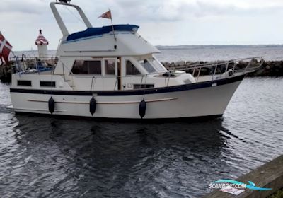 CT 35 Sun Deck Trawler Motorbåt 1988, med Ford Lehman 2 x 90 HP motor, Danmark