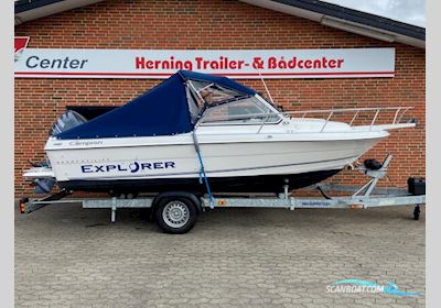 Campion 542 Explorer m/Yamaha F115 hk og Variant Trailer Motorbåt 2003, med Yamaha motor, Danmark