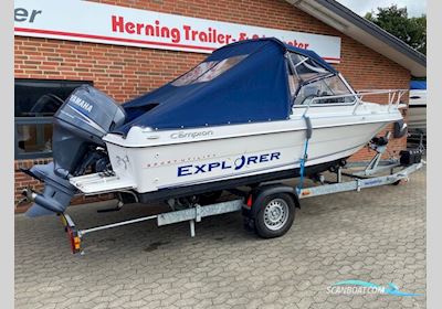 Campion 542 Explorer m/Yamaha F115 hk og Variant Trailer Motorbåt 2003, med Yamaha motor, Danmark
