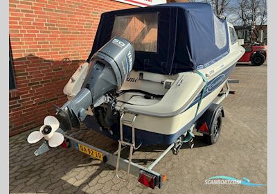 Crescent Gemini m/Yamaha F50 hk og Brenderup Trailer Motorbåt 2004, med Yamaha motor, Danmark