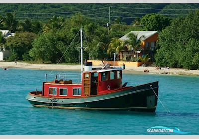 Custom Lord Nelson Victory Tug 37 Motorbåt 1986, med Cummins motor, Virgin Islands