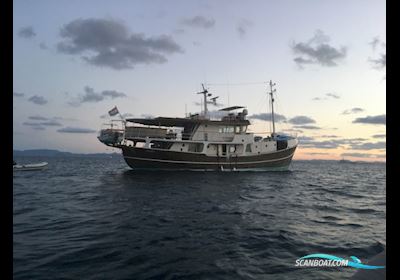 Dutch Gentleman Explorer Motorbåt 1963, med Catarpillar 3408 DI-TA(2017 Überholt) motor, Spanien