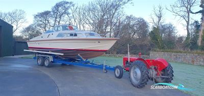 Fairey Spearfish Mkiii Motorbåt 1989, med 2 x Sabre 225Hp Diesel motor, England