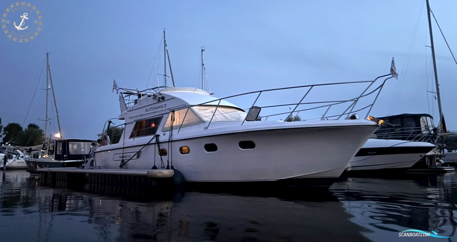 Fairline 40 Flybridge Motorbåt 1987, med Volvo Penta TAMD motor, Holland