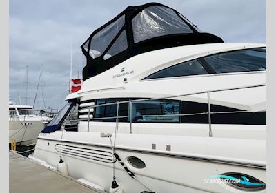 Fairline Squadron 52 Motorbåt 2001, med 2 x Volvo Penta D12-700 motor, Danmark