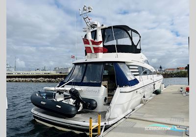 Fairline Squadron 52 Motorbåt 2001, med 2 x Volvo Penta D12-700 motor, Danmark