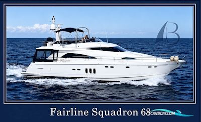 Fairline Squadron 68 Motorbåt 2006, med Man motor, Danmark