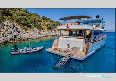 Fethiye Shipyard Mysy Trawler 26M Motorbåt 2015, med Caterpillar C12 Acert motor, Tyrkiet