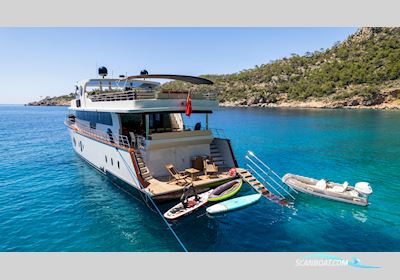 Fethiye Shipyard Mysy Trawler 26M Motorbåt 2015, med Caterpillar C12 Acert motor, Tyrkiet