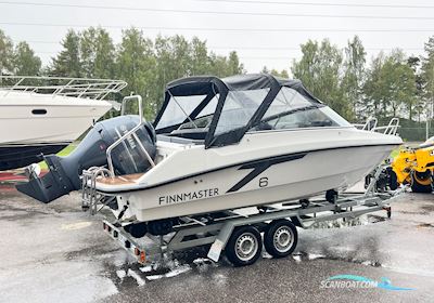 Finnmaster T6 Motorbåt 2023, med Yamaha F150 XCA Electric med elektriskt reglage motor, Sverige
