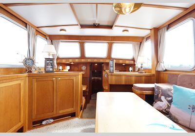 Flevo Spiegelkotter 12.50 AK Cabrio Motorbåt 1996, med Lombardini motor, Holland