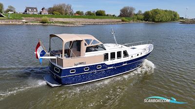 Flevo Spiegelkotter 12.50 AK Cabrio Motorbåt 1996, med Lombardini motor, Holland