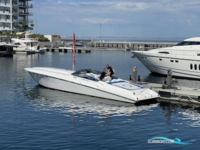 Fountain 47 Lightning Motorbåt 2007, med 3 x Mercruiser 700 SCI motor, Danmark