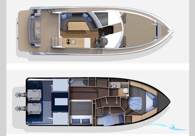 Galeon 360 Fly Motorbåt 2022, med Volvo motor, Frankrike