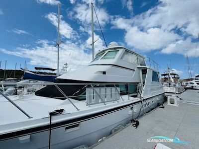 Hatteras cockpit 50 Motorbåt 1994, med Detroit motor, USA