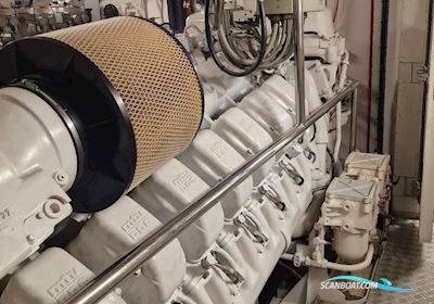 Hessen 46M Superyacht Motorbåt 2003, med 2 x 3700 HK Mtu motor, Danmark