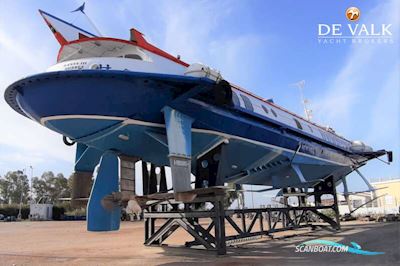 Hydrofoil Dsc Cometa 35m Flying Dolphin Motorbåt 1981, med Sudoimport Russia motor, Grekland