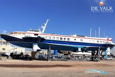 Hydrofoil Dsc Cometa 35m Flying Dolphin Motorbåt 1981, med Sudoimport Russia motor, Grekland