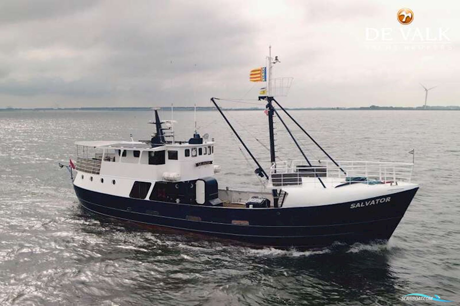Long Range Pilothouse Trawler Motorbåt 1961, med Abc-Engines motor, Holland