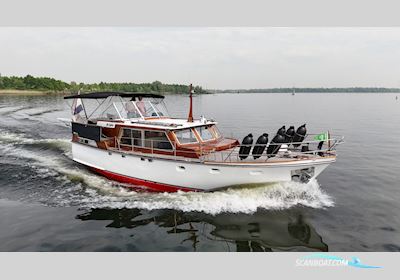Lowland Rondspant Kruiser 13.00 AK Cabrio Motorbåt 1974, med Vetus Deutz motor, Holland