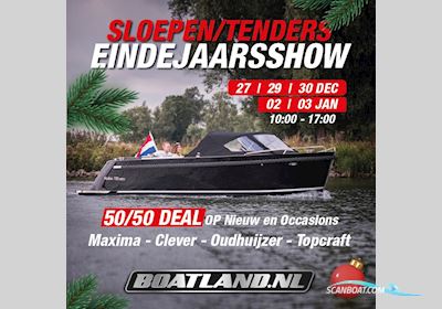 Maxima 630 Tender Met Boegschroef Motorbåt 2025, med Suzuki motor, Holland