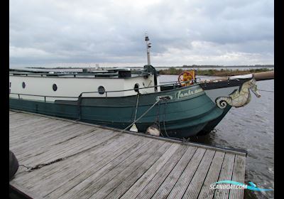 Motorplatbodem Varend Woonschip Motorbåt 1995, med DAF motor, Holland