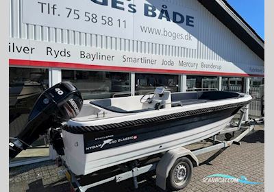 Nydam 500 Classic med 40 hk Mercury-EFI 4 takt og Brenderup trailer - Anvisningssalg Motorbåt 2017, med Mercury motor, Danmark