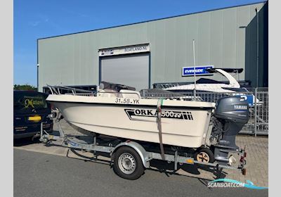 Orka Visboot 500 CC Hobim Boats Motorbåt 2004, med Yamaha motor, Holland