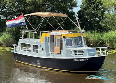 Parlevinker  Tinyhouse Motorbåt 1982, med Mercedes motor, Holland