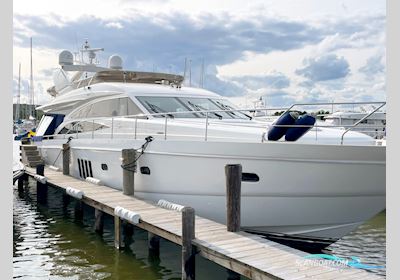 Princess 67 Flybridge 2x1200 Mtu Motorbåt 2008, med Mtu V8 M93 2000 motor, Sverige