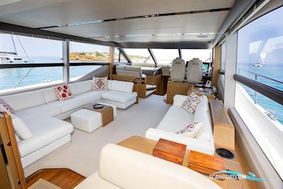 Princess F70 Motorbåt 2020, med 2 x Man V12 1400 motor, Grekland