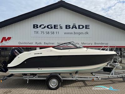 Quicksilver Activ 595 Cruiser med F115 Mercury-EFI 4 takt XL CT - INKL.1800 kg Brenderup 221800SR Premium bådtrailer. Motorbåt 2019, med Mercury motor, Danmark