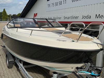 Quicksilver Activ 595 Cruiser med F115 Mercury-EFI 4 takt XL CT - INKL.1800 kg Brenderup 221800SR Premium bådtrailer. Motorbåt 2019, med Mercury motor, Danmark