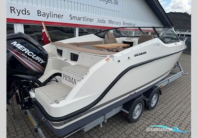 Quicksilver Activ 645 Cruiser med F115 hk Mercury-EFI 4 takt 2,1L XL og Variant Ocean 2000 bådtrailer med el-spil Motorbåt 2018, med Mercury motor, Danmark