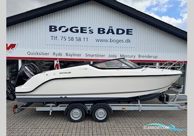 Quicksilver Activ 645 Cruiser med F115 hk Mercury-EFI 4 takt 2,1L XL og Variant Ocean 2000 bådtrailer med el-spil Motorbåt 2018, med Mercury motor, Danmark