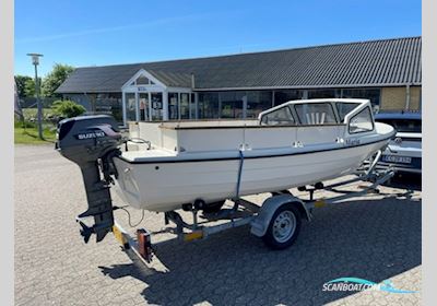 Rana Med Suzuki 30 hk Samt Trailer Motorbåt 1985, med Suzuki motor, Danmark
