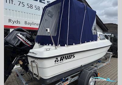 Ryds 485 FC Med 50 hk Mercury-Efi 4 Takt og 1300 kg Neptun Bådtrailer - Anvisningssalg Motorbåt 2025, med Mercury motor, Danmark