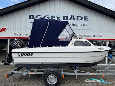 Ryds 485 FC med 50 hk Mercury-EFI 4 takt og 1300 kg Neptun bådtrailer - Anvisningssalg Motorbåt 2025, med Mercury motor, Danmark
