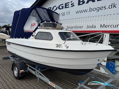 Ryds 485 FC med 50 hk Mercury-EFI 4 takt og 1300 kg Neptun bådtrailer - Anvisningssalg Motorbåt 2025, med Mercury motor, Danmark