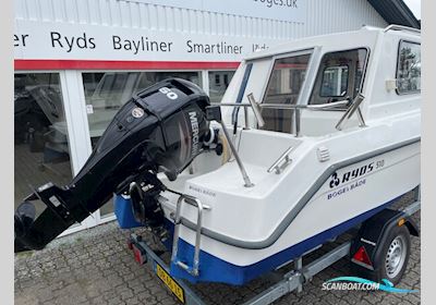 Ryds 510 MC med F60 Mercury-EFI 4 takt og Brenderup bådtrailer - Anvisningssalg Motorbåt 2001, med Mercury motor, Danmark