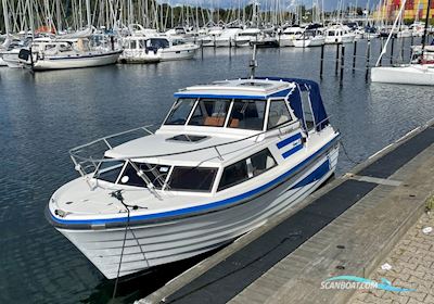 Saga 25 CC Motorbåt 1986, med Volvo Penta KAD32 motor, Danmark