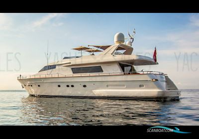 San Lorenzo SL 82 Fly Motorbåt 2000, med CAT 3412 C Z V-Drive motor, Kroatien