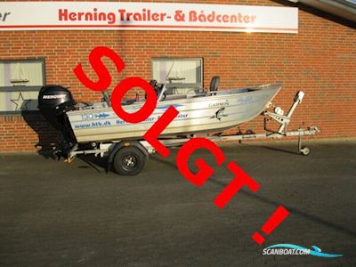 Smartliner 130 Alu m/Mercury F25hk 4-Takt og Brenderup Trailer - Solgt ! Motorbåt 2014, med Mercury motor, Danmark