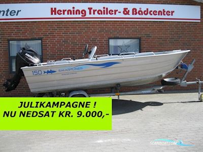 Smartliner 150 m/Mercury F25 hk EFI 4-takt m/Variant bådtrailer - NU NEDSAT KR. 9.000,- ! Motorbåt 2017, med Mercury motor, Danmark